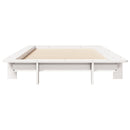 vidaXL fehér tömör fenyőfa ágy matrac nélkül 90 x 200 cm