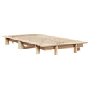 vidaXL tömör fenyőfa ágykeret matrac nélkül 90 x 190 cm