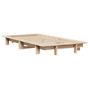 vidaXL tömör fenyőfa ágy matrac nélkül 75 x 190 cm