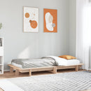 vidaXL tömör fenyőfa ágy matrac nélkül 75 x 190 cm