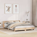 vidaXL tömör fenyőfa ágy matrac nélkül 140 x 190 cm