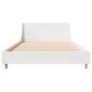 vidaXL fehér tömör fenyőfa ágy matrac nélkül 75 x 190 cm