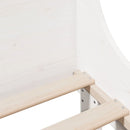 vidaXL fehér tömör fenyőfa ágy matrac nélkül 75 x 190 cm