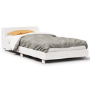 vidaXL fehér tömör fenyőfa ágy matrac nélkül 75 x 190 cm