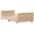 vidaXL tömör fenyőfa ágy matrac nélkül 90 x 200 cm