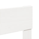 vidaXL fehér tömör fenyőfa ágy matrac nélkül 100 x 200 cm