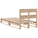 vidaXL tömör fenyőfa ágy matrac nélkül 75 x 190 cm