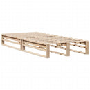 vidaXL tömör fenyőfa ágy matrac nélkül 90 x 200 cm