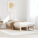vidaXL tömör fenyőfa ágy matrac nélkül 90 x 200 cm