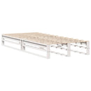 vidaXL fehér tömör fenyőfa ágy matrac nélkül 90 x 200 cm