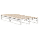 vidaXL fehér tömör fenyőfa ágy matrac nélkül 90 x 200 cm