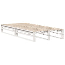 vidaXL fehér tömör fenyőfa ágy matrac nélkül 100 x 200 cm