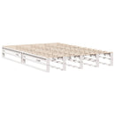 vidaXL fehér tömör fenyőfa ágy matrac nélkül 120 x 200 cm