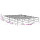 vidaXL viaszbarna tömör fenyőfa ágy matrac nélkül 160 x 200 cm