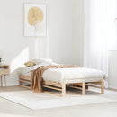 vidaXL tömör fenyőfa ágykeret matrac nélkül 90 x 190 cm