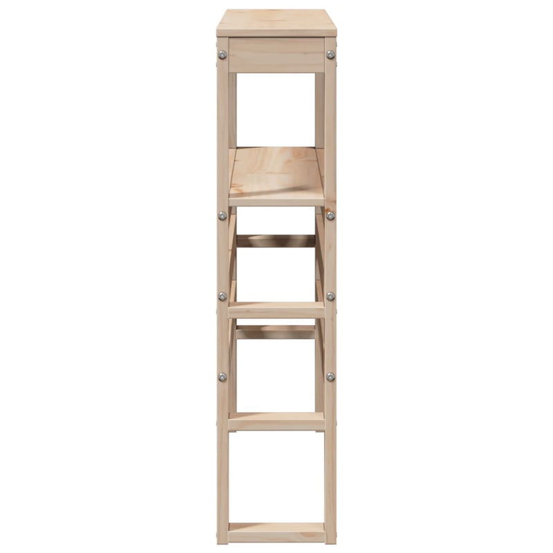 vidaXL tömör fenyőfa fejtámla polccal 75 cm