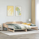 vidaXL tömör fenyőfa kihúzható kanapéágy 90 x 190 cm