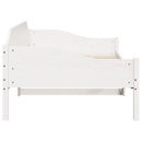 vidaXL fehér tömör fenyő ágykeret matrac nélkül 80 x 200 cm