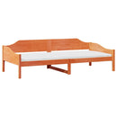 vidaXL viaszbarna tömör fenyő ágykeret matrac nélkül 80x200 cm