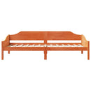 vidaXL viaszbarna tömör fenyőfa ágy matrac nélkül 90 x 200 cm