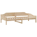 vidaXL tömör fenyőfa ágykeret matrac nélkül 90 x 190 cm