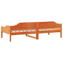 vidaXL viaszbarna tömör fenyőfa ágy matrac nélkül 90 x 190 cm