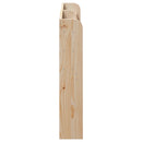 vidaXL tömör fenyőfa fejtámla polcokkal 150 cm