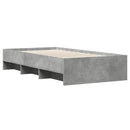 vidaXL sonoma tölgyszínű szerelt fa ágykeret 90 x 200 cm
