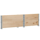 vidaXL 2 db tömör fenyőfa raklapmagasító 80 x 60 cm