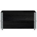 vidaXL 2 db fekete tömör fenyőfa raklapmagasító 80 x 60 cm