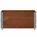 vidaXL 2 db barna tömör fenyőfa raklapmagasító 80 x 60 cm