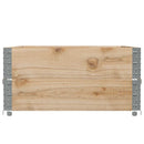 vidaXL 2 db tömör fenyőfa raklapmagasító 120 x 80 cm