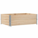 vidaXL 2 db tömör fenyőfa raklapmagasító 120 x 80 cm