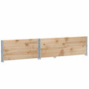 vidaXL 2 db tömör fenyőfa raklapmagasító 120 x 80 cm