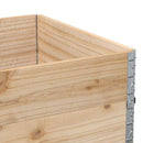 vidaXL 2 db tömör fenyőfa raklapmagasító 120 x 80 cm