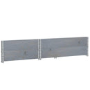 vidaXL 2 db szürke tömör fenyőfa raklapmagasító 120 x 80 cm