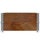 vidaXL 2 db barna tömör fenyőfa raklapmagasító 120 x 80 cm
