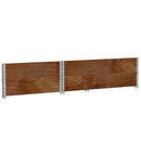 vidaXL 2 db barna tömör fenyőfa raklapmagasító 120 x 80 cm