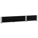 vidaXL fekete tömör fenyőfa raklapmagasító 100 x 50 cm