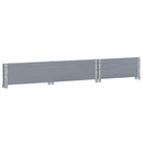 vidaXL szürke tömör fenyőfa raklapmagasító 100 x 50 cm