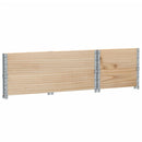 vidaXL 2 db tömör fenyőfa raklapmagasító 100 x 50 cm