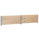 vidaXL 2 db tömör fenyőfa raklapmagasító 100 x 100 cm