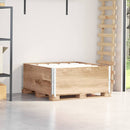 vidaXL 2 db tömör fenyőfa raklapmagasító 100 x 100 cm