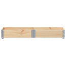 vidaXL 2 db tömör fenyőfa raklapmagasító 150 x 50 cm