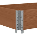 vidaXL barna tömör fenyőfa raklapmagasító 150 x 50 cm