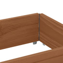 vidaXL barna tömör fenyőfa raklapmagasító 150 x 50 cm