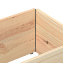 vidaXL 2 db tömör fenyőfa raklapmagasító 150 x 50 cm