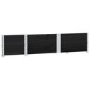 vidaXL 2 db fekete tömör fenyőfa raklapmagasító 150 x 50 cm