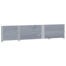 vidaXL 2 db szürke tömör fenyőfa raklapmagasító 150 x 50 cm