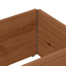 vidaXL 2 db barna tömör fenyőfa raklapmagasító 150 x 50 cm